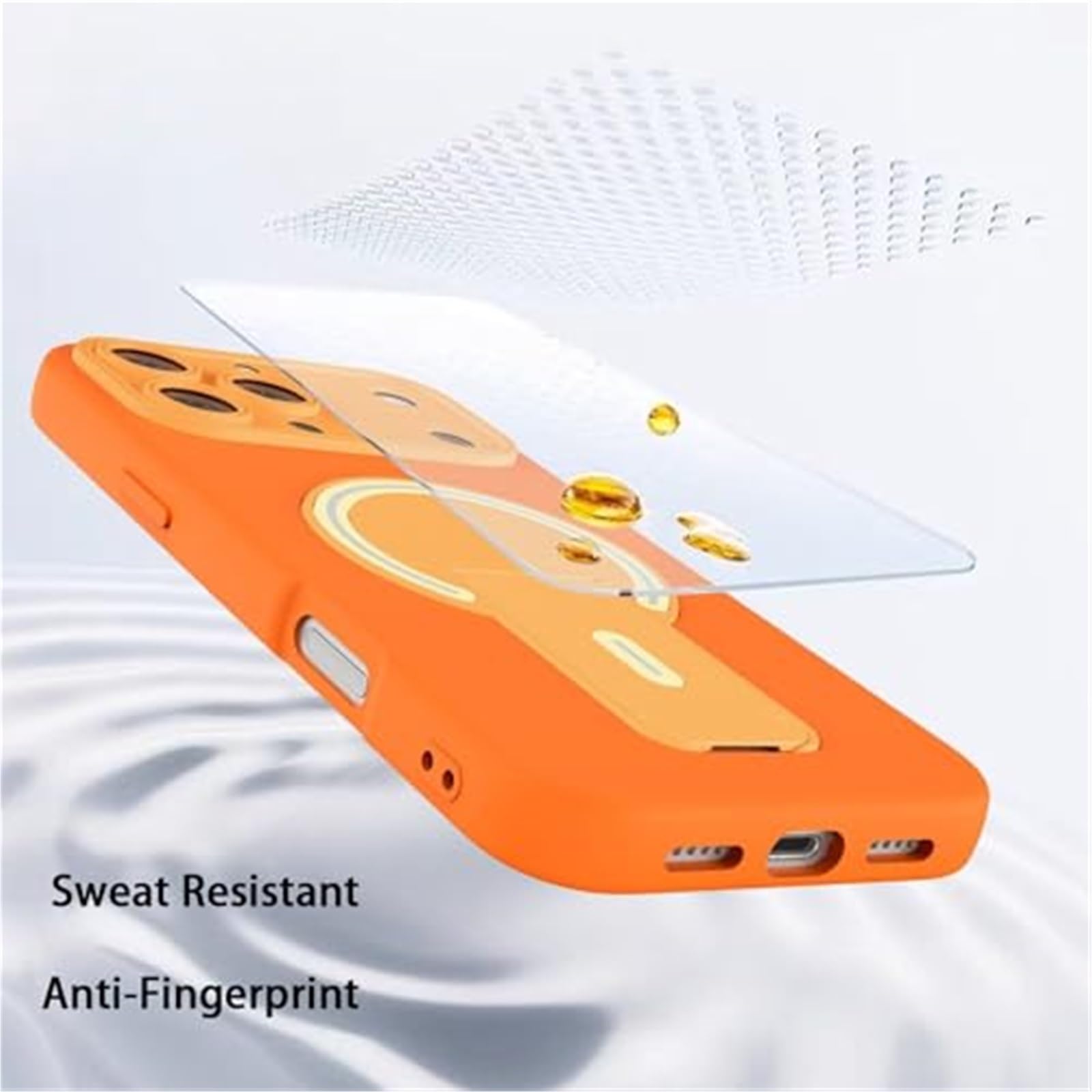 Etui do iPhone'a 17 Pro Max/17 Pro/17 Air/17, silikonowa obudowa z podpórką do ładowania bezprzewodowego, ochrona przed upadkiem, osłona ochronna na aparat, czarne, 17 Pro Max)