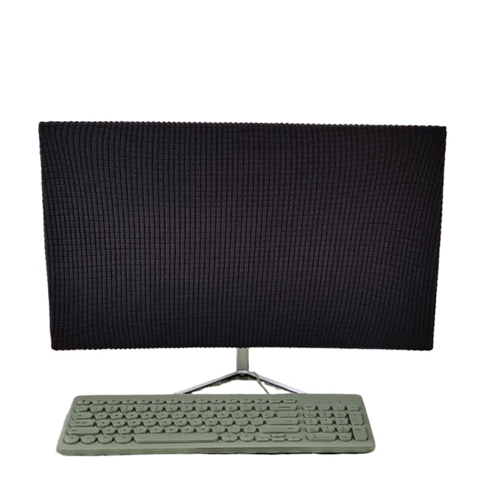 Efrjuwi Color-08 27Inch Screen Cover Soft Polar Fleece Cloth Protector Elastic Office Home Pc Desktop Computer Monitor Tv Dustproof Case(Color-08)