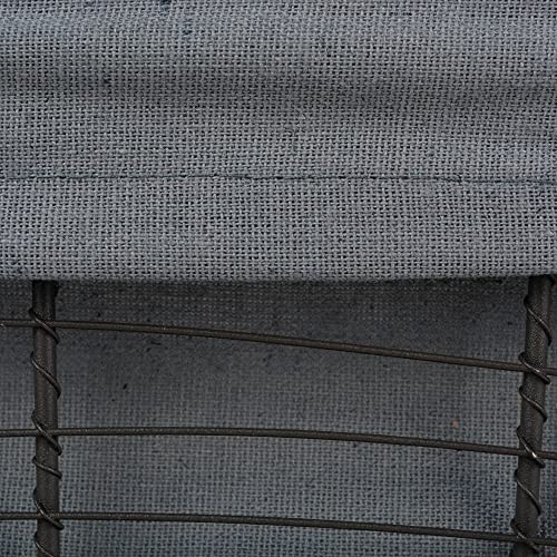 Dii Farmhouse Chicken Wire Storage Baskets With Liner, Set Of 5, Vintage Gray, Assorted Sizes #TOP1