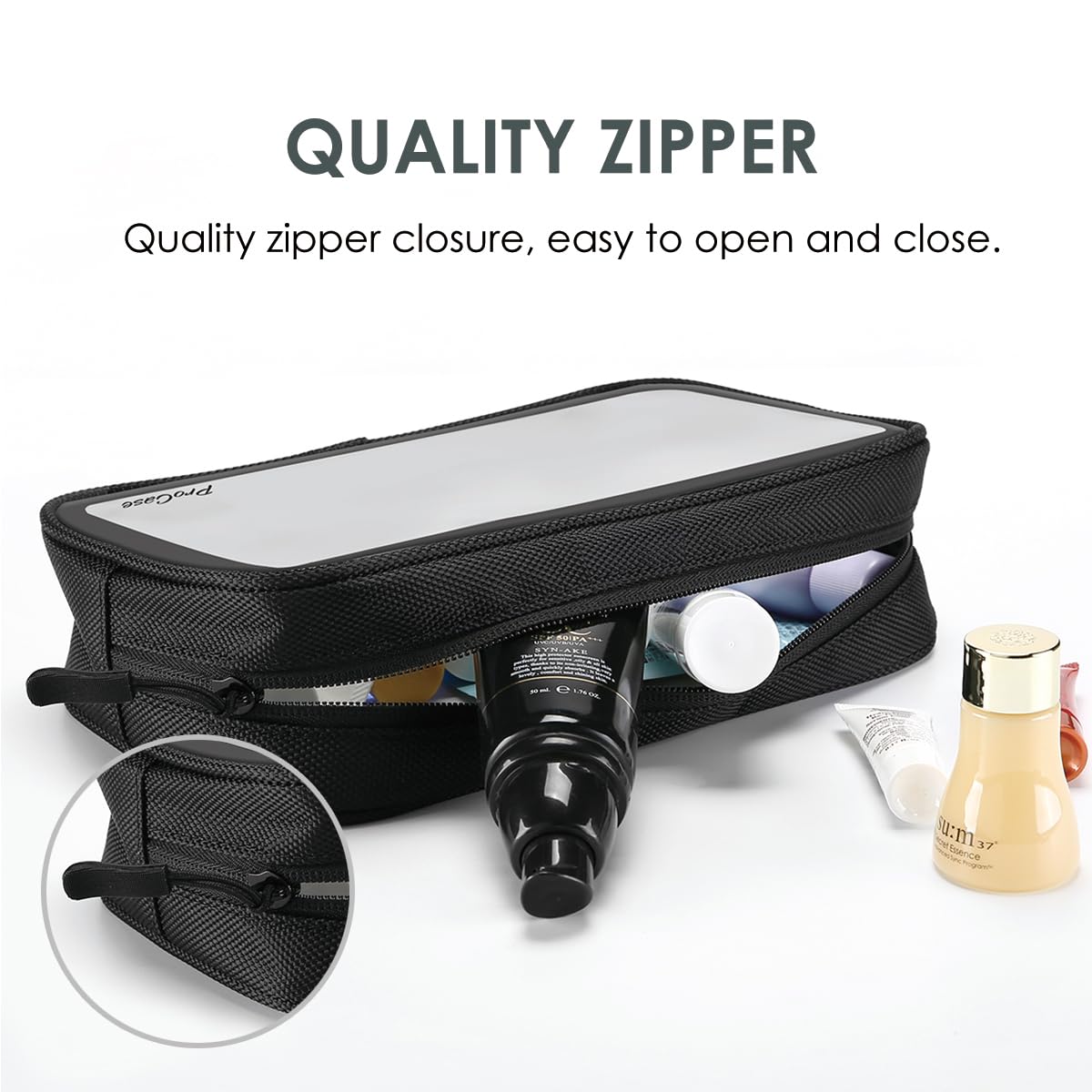 ProCase TSA Approved Travel Toiletry Bag Organizer