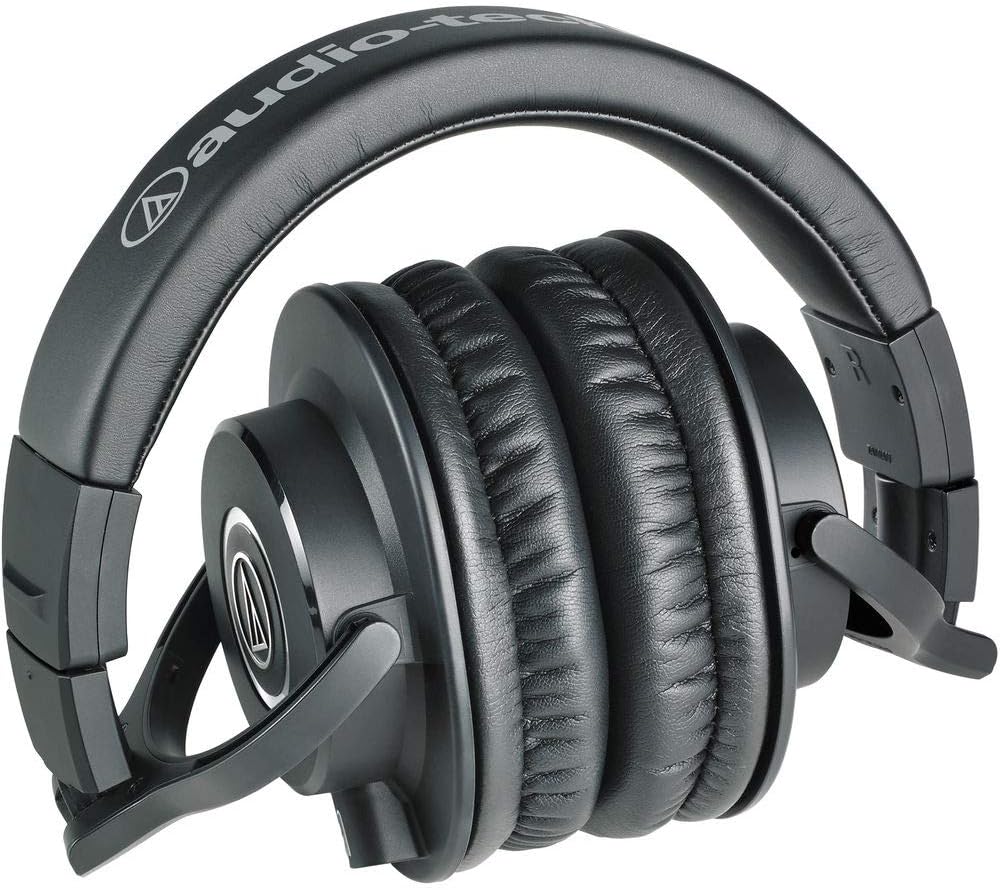 Audio-Technica ATH-M40x Monitor Headphones (Black) - Includes - Carry Pouch and 1-Year Extended Warranty
