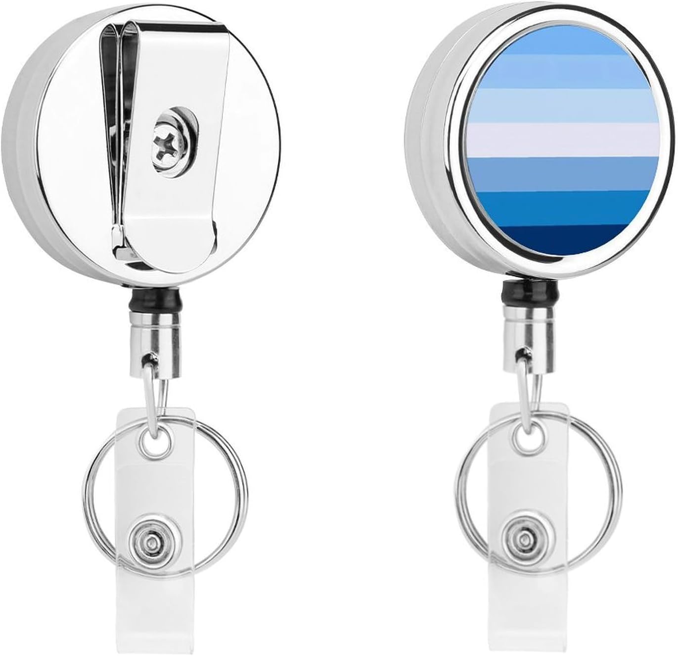 Gay Proud Flag Retractable Badge Holder Name Tag Holder