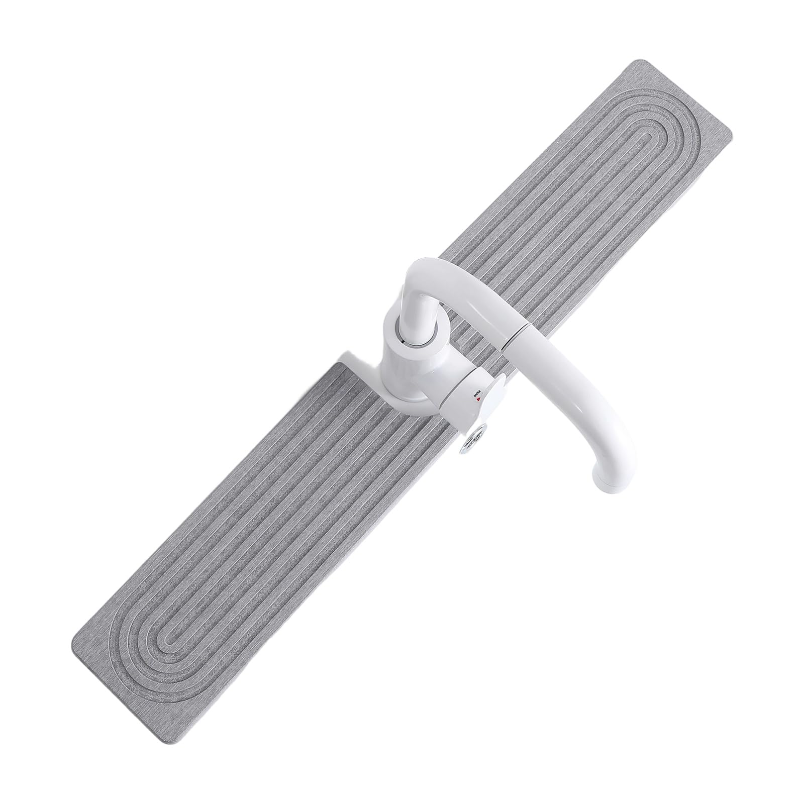 YTtkku Diatomite Sink Water Absorbing Faucet Handle Dripping Drain Tray Mat Sink Water Absorbing Soap Holder for Kitchen Splash Guard for Soap