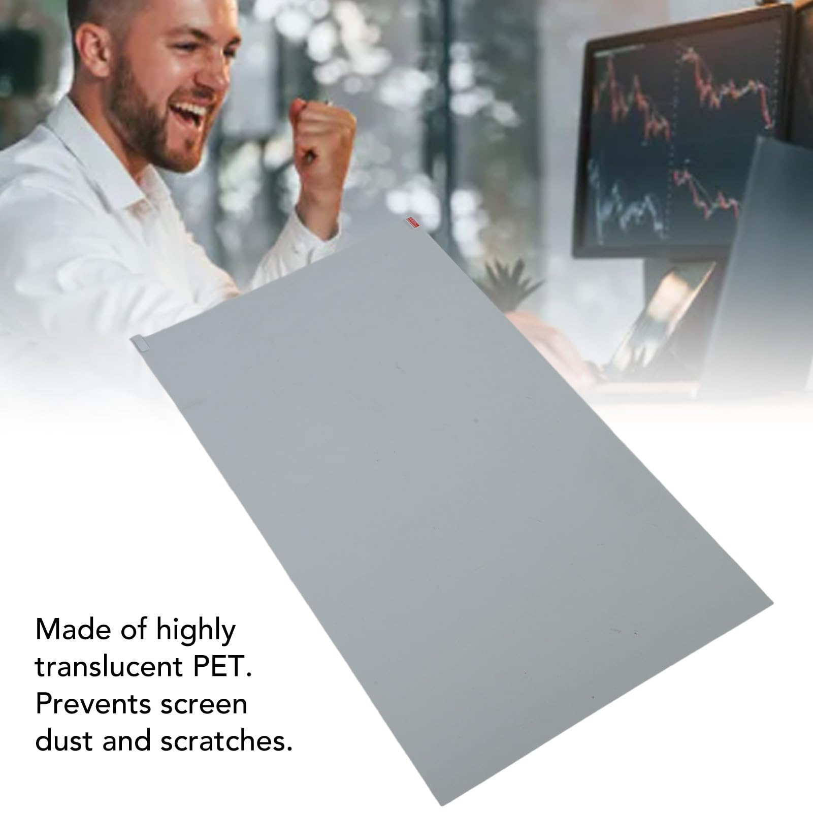 Topiky Pellicola Salvaschermo Che Blocca la Luce Blu per Monitor da 32 Pollici, la Pellicola Anti Luce Blu Riduce L'affaticamento e lo Sforzo degli Occhi a Casa/ufficio, Materiale PET, Installazione