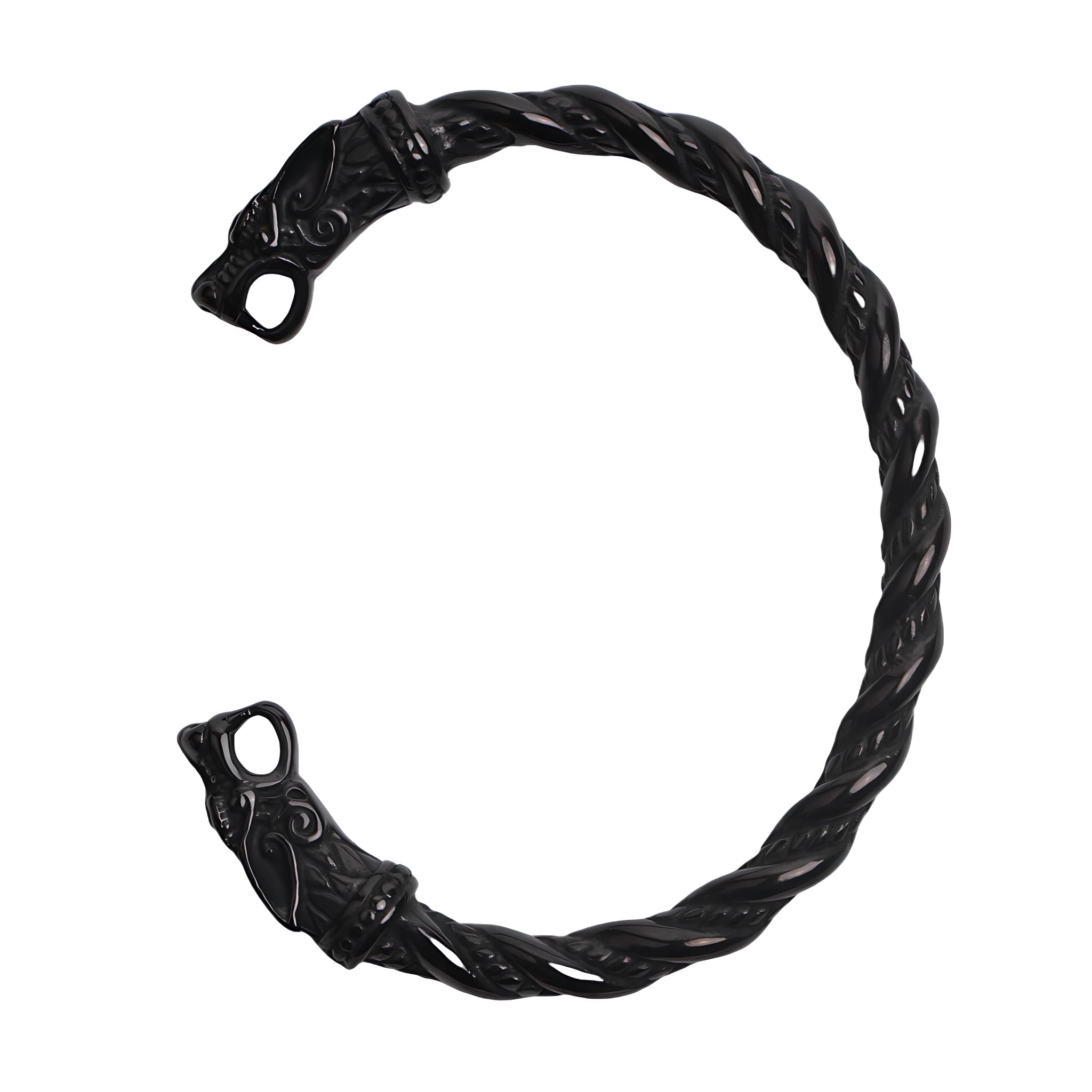 LANGHONGStainless Steel Viking Bracelet Men's Cuff Bracelet For Men Talisman Jewelry