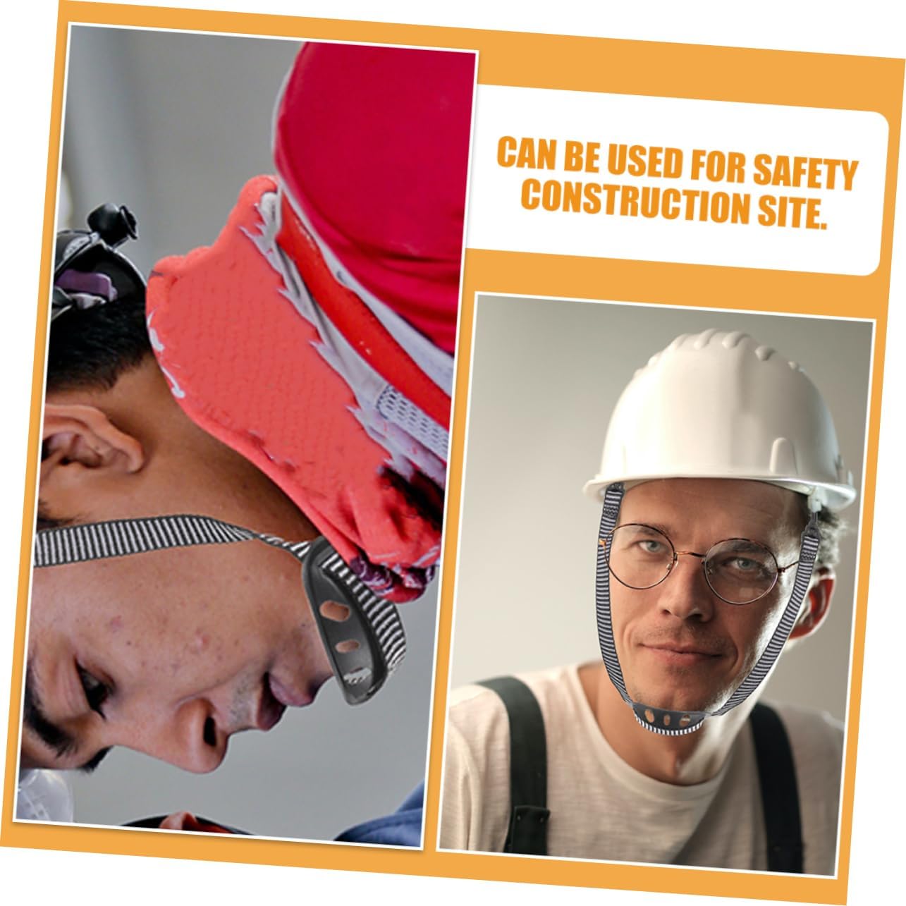 2pcs Hard Hat Chin Strap Lightweight and Reliable Helmet Strap for Safety and Security Use Easy to Install with Fit for Construction and Industrial Workers