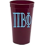 Greekgear Pi Beta Phi Carson Stadium 22 Oz. Cup (Pack of 4) Maroon