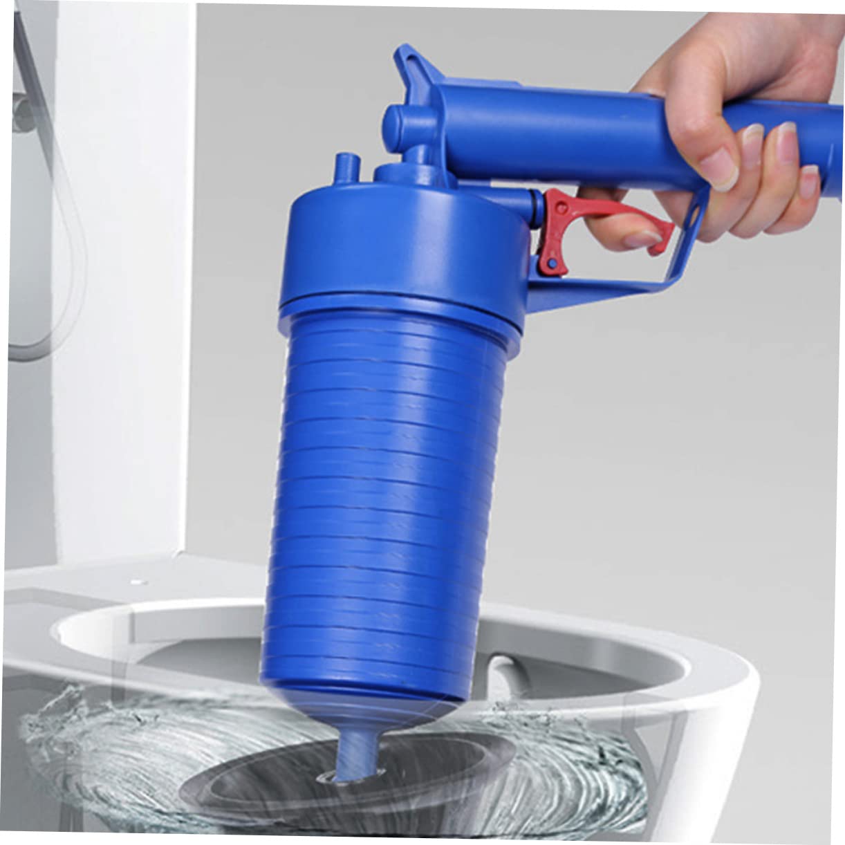 Déboucheur de Canalisations à Air Puissant, Ventouse Robuste pour Toilettes et Évier, Abs, 1 Set pour Salle de Bains Cuisine