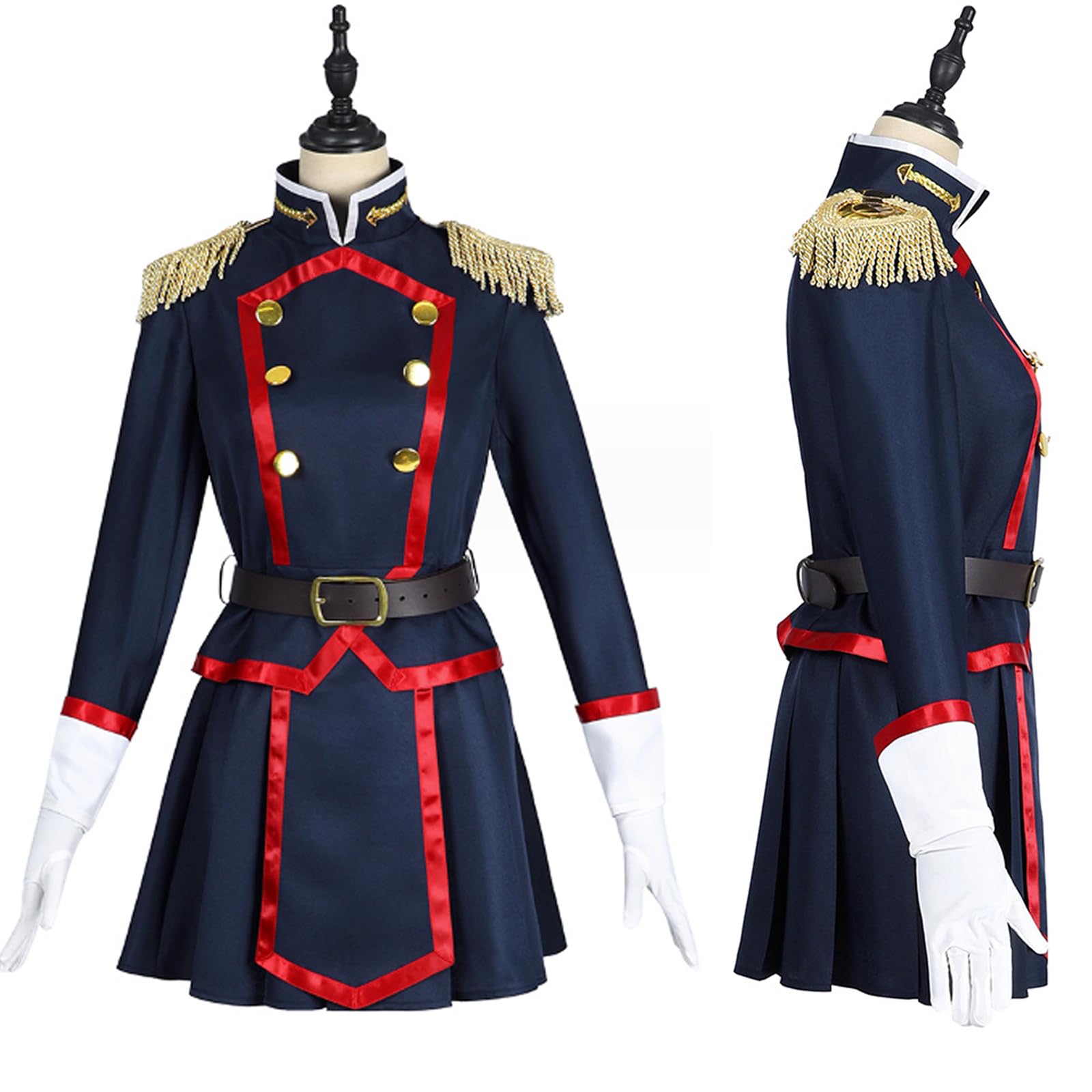 魔都精兵のスレイブ 羽前京香 コスプレフルセット ウィッグ付き Amazon | [Acosdary] 羽前京香 コスプレ衣装 帽子/靴下付き ウィッグ