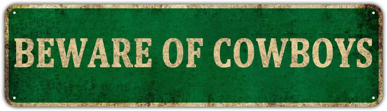 KIOZIY Funny Hunting Metal Tin Sign Humor Home Wall Decor Man Cave Bar - Warning Beware of Hunter (4" x 16")