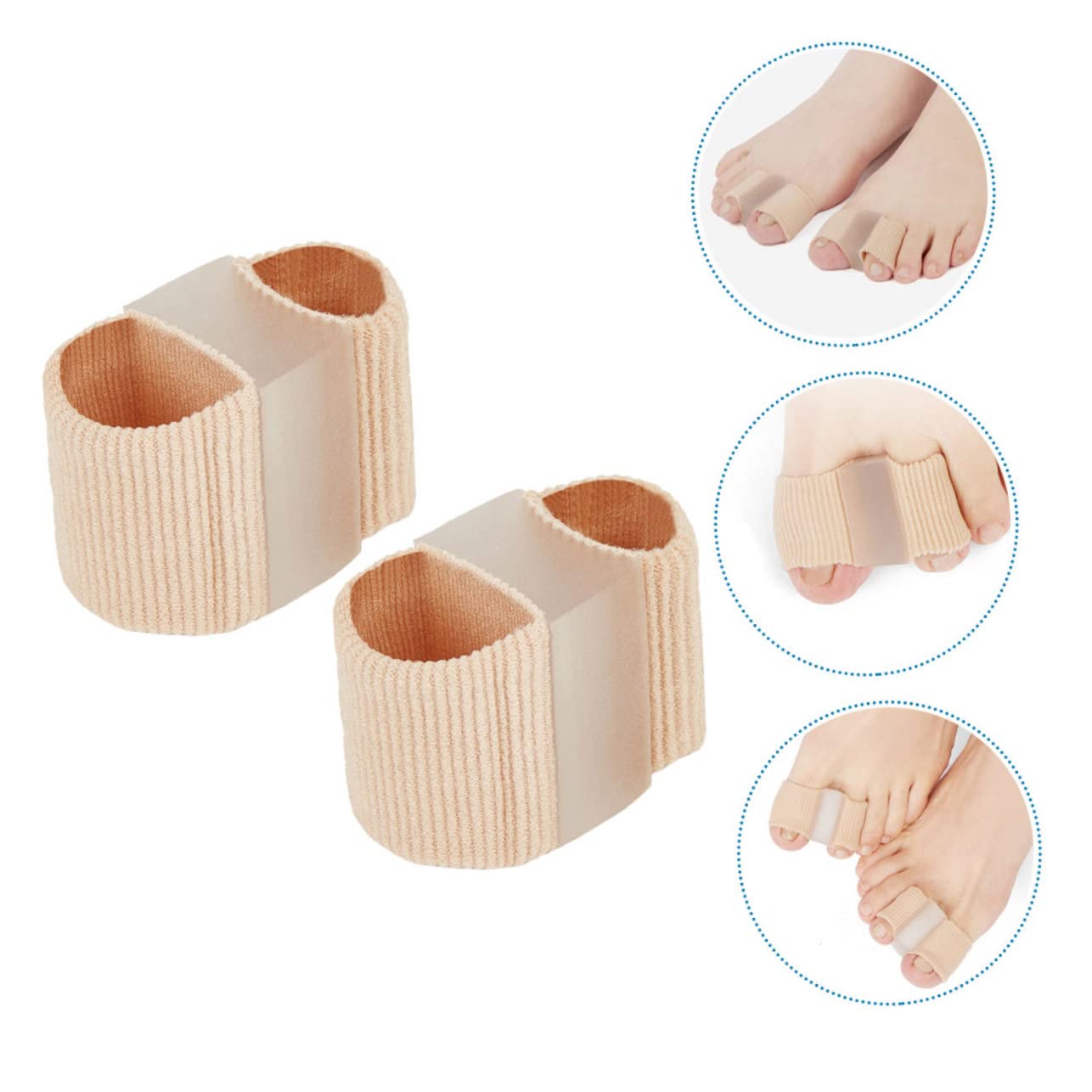 SHERCHPRY 5sets 2pcs Night Use Separator for Comfortable Reusable Design 2pcs*5
