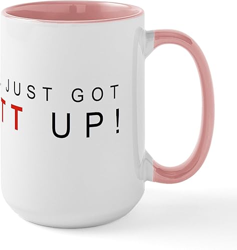 Miniatura 6 de CafePress Litt UP Mugs Taza de café de cerámica de 15 oz (15.0 fl oz)
