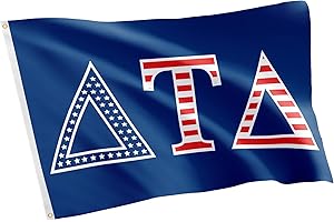 Delta Tau Delta Fraternity Greek Letter Banner