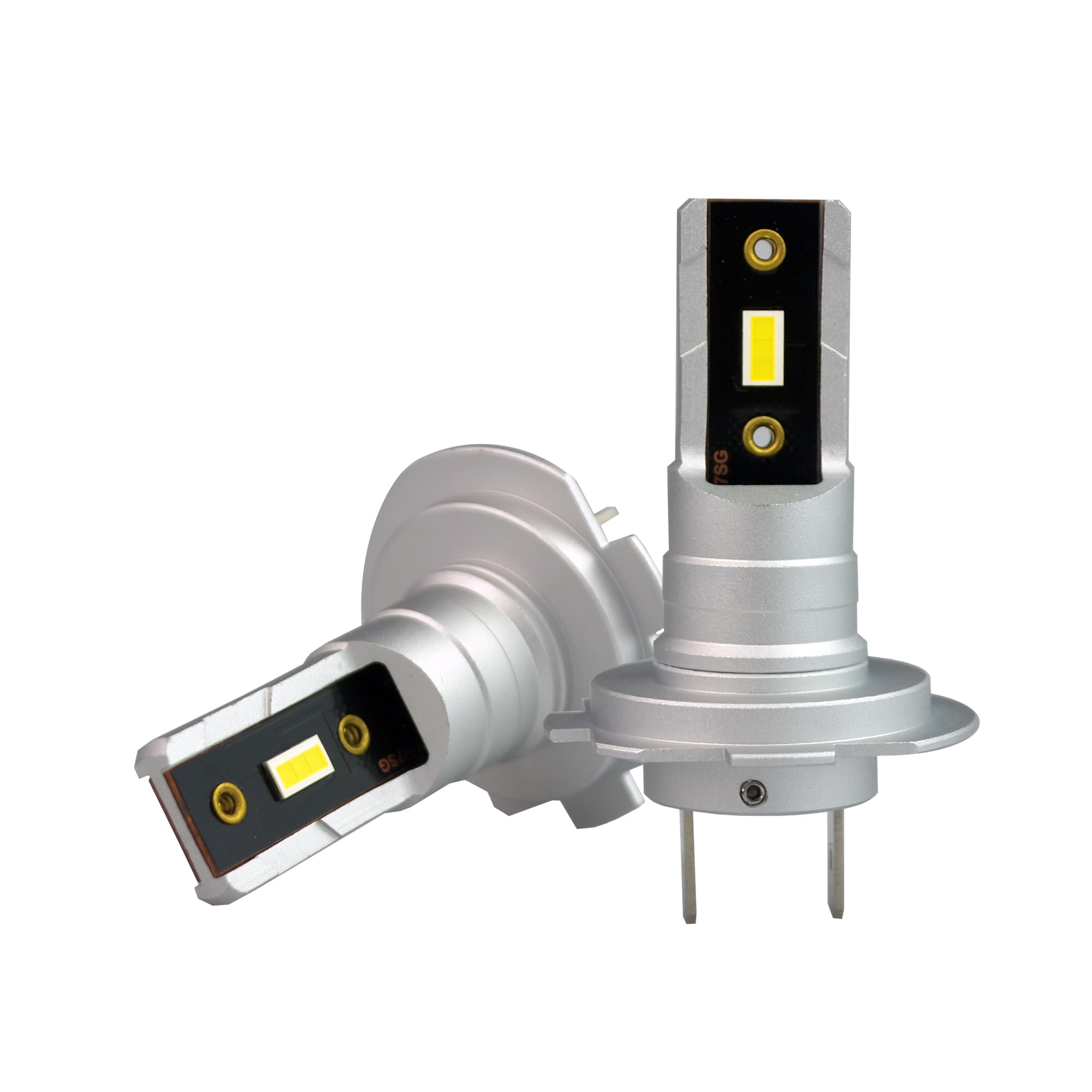 SIMONI RACING MZ7 LED Conversion iLuz Mini, kit 2 Lampadine a Led Attacco H7 - H18 di Piccole Dimensioni per Auto e Moto 6500°K Luce Bianca