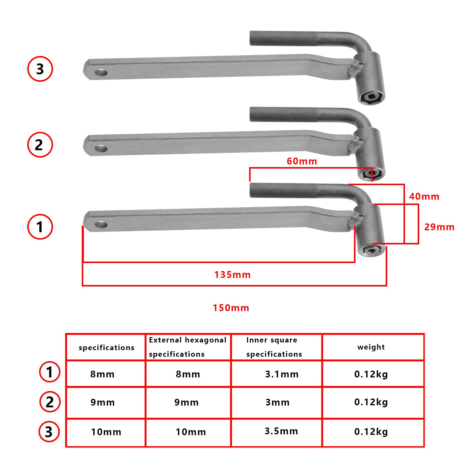 OUTIL DE RÉGLAGE De Valve De Puissance Bleue Alliage D'aluminium Pour