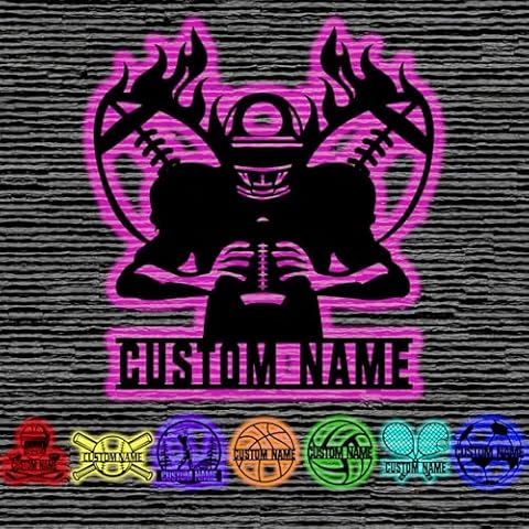Custom Football Name Light by Xihedfd Cover