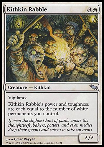 Magic The Gathering - Kithkin Rabble - Shadowmoor - Foil