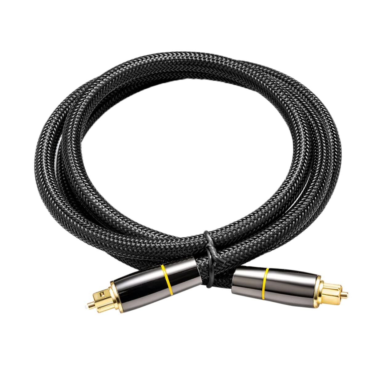 DOITOOL Cavo Ottico Audio Digitale Nero da 15m in Fibra Ottica Copertura Protettiva Alta Durabilità e Resistenza per Videoregistratori e Casse Acustiche