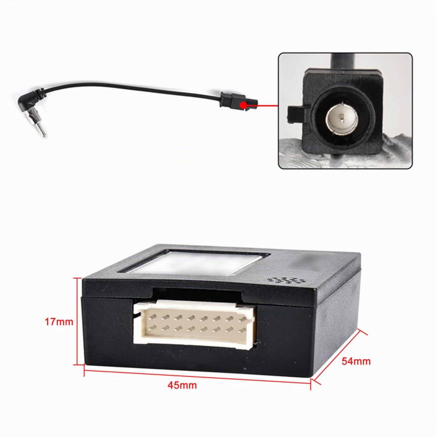 Hodozzy 36 Pin y 40 Pin ISO Cable Adaptador con Canbus para VW Golf Polo Skoda Seat Touran Standard ISO Radio Coche Adapter con Cableado de Control del Volante y Línea de Control Inversa