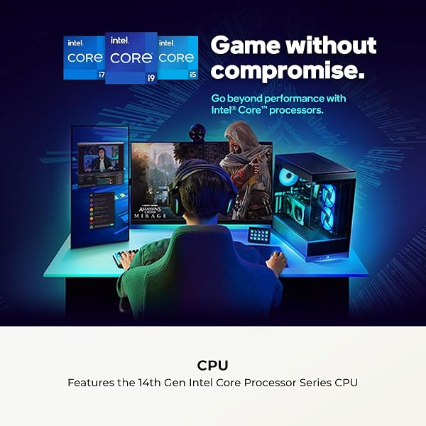 CyberPowerPC Gamer Xtreme Gaming PC, Intel Core i5-14400F 2.5GHz, GeForce RTX 5060 8GB, 16GB DDR5, 1TB PCIe 4.0 SSD, WiFi Ready & Windows 11 Home (GXiVR8060A47) - 5
