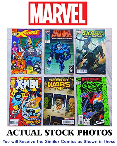 Image of Set of 10 Marvel Comics (Spiderman, Xmen, Avengers etc) Assorted Collection