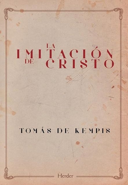 Portada de La imitación de Cristo