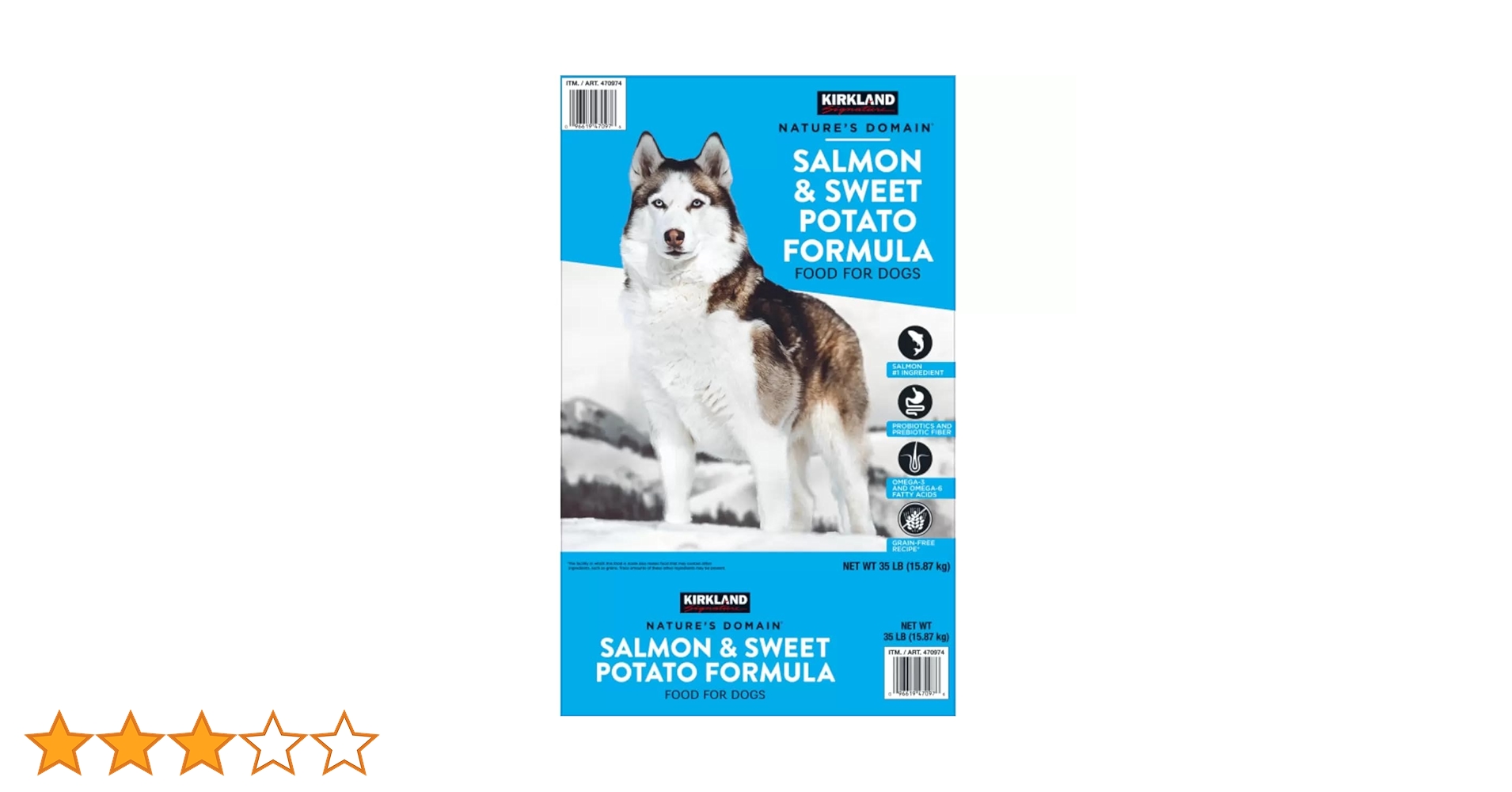 新品　カークランド成人子犬用ドッグフード　サーモンポテト15.87kg ≪15.87kg≫【KIRKLAND】カークランド ネイチャーズドメイン