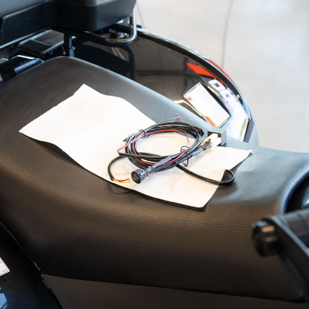 Coprisella Riscaldato Per Moto - Impermeabile, Antiscivolo, Temperatura Regolabile 25-50°C, Alimentazione USB