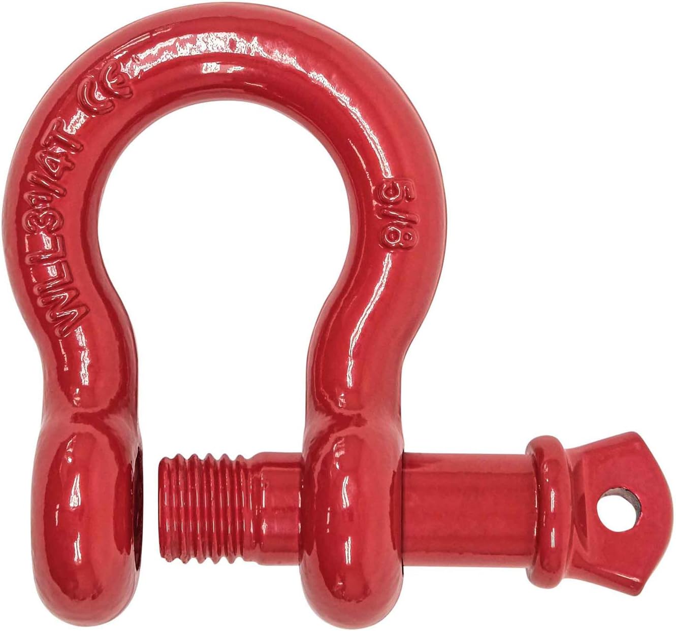 5/8" Anchor Shackle Forged Carbon Steel w/ Alloy Screw Pin Load Limit # 3.25 Tons (6,500 lbs) | Double Rust Protection Heavy Duty D Ring Shackle for Towing, Rigging & Vehicle Recovery (10 Pack) : Automotive