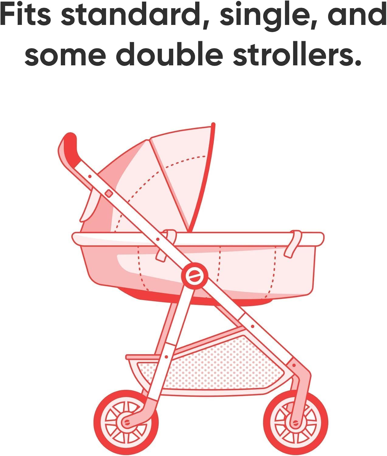 Two Stroller Storage Bags - Premium USA Made Quality - 4 mil Heavy Duty Stroller Bags for Moving and Storage - Waterproof, Dustproof, Tear Resistant - BPA and Phthalate Free image 4