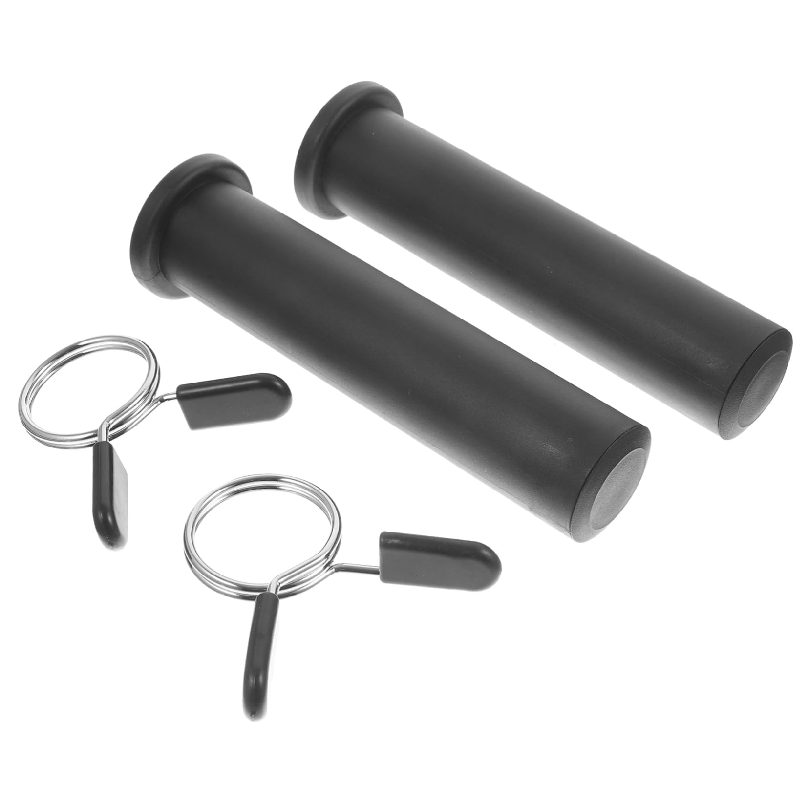 KOMBIUDA 1 Set Barbell Rod Sleeve Skid Grip for Barbell Plastic Handlebar Exercise Bar