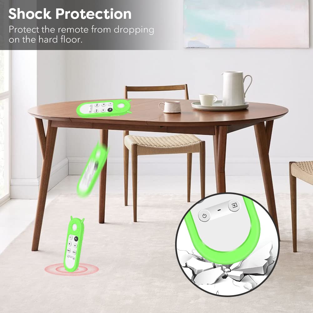 Afstandsbediening Beschermhoes, Afstandsbediening Siliconen Cover Vervanging met Lanyard, voor Chromecast TV