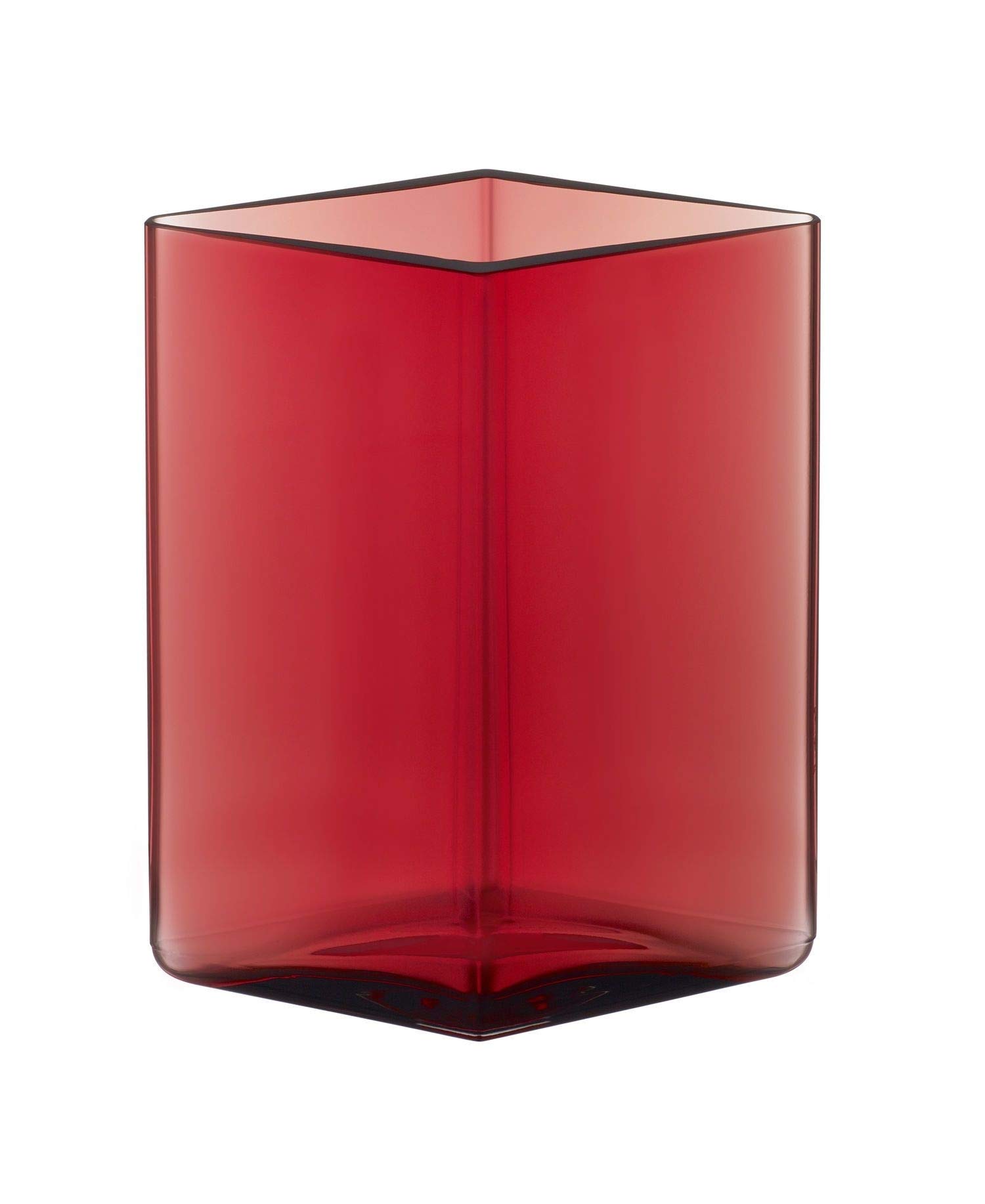 イッタラ  ルーツ ベース 花瓶 1015596 クランベリー Amazon.co.jp: イッタラ 1015596 ルチュ花瓶、11.5 cm x 14 cm