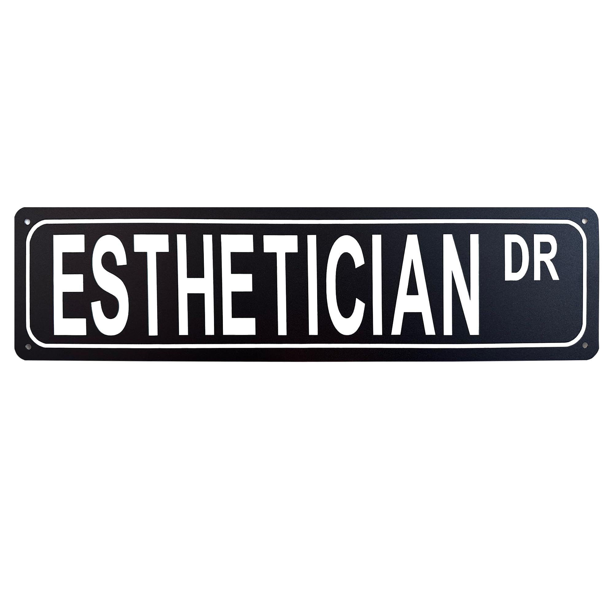 Esthetician Dr Aluminium Metal Tin Sign Wall Art Decor, 16x4 Inch esthetician dr 16x4 In