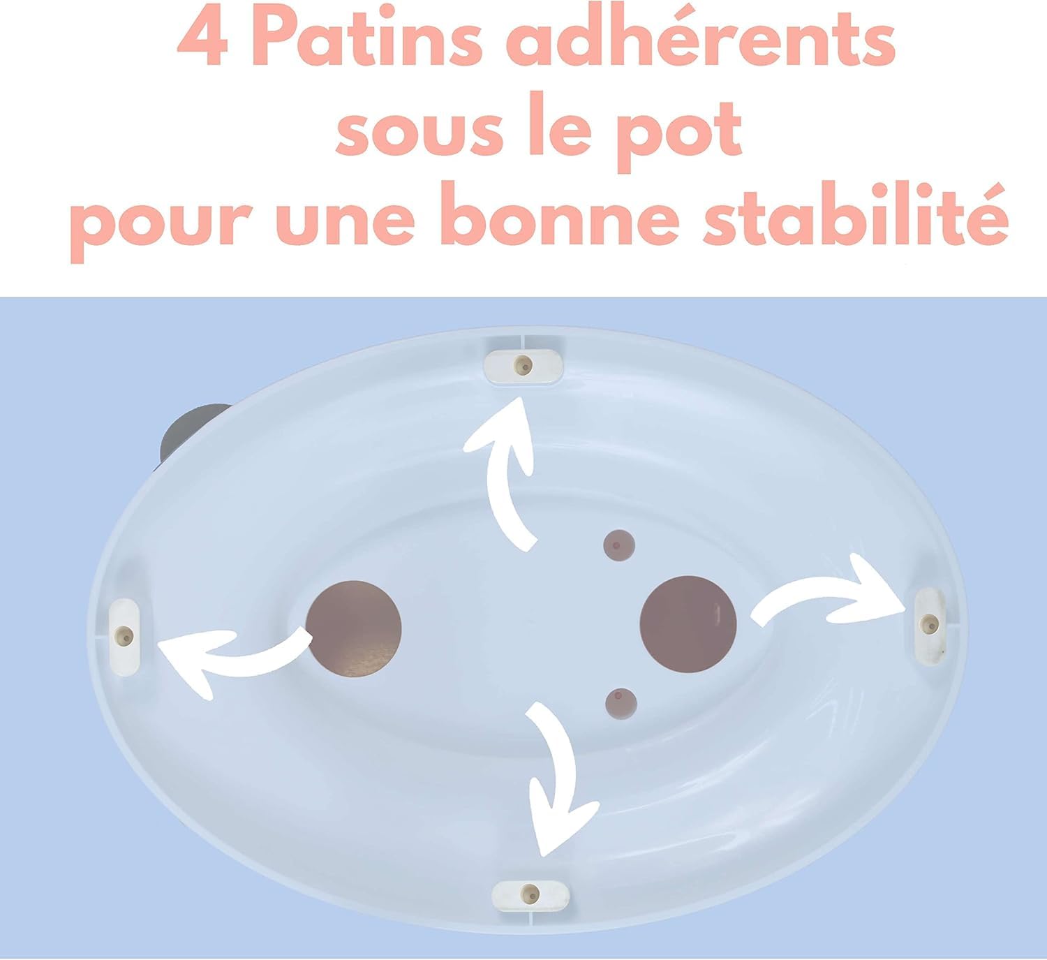 Bambisol – Pot Éducatif Bébé, Mini Toilettes avec Chasse d’Eau Sonore, Cuvette Amovible, Protection Anti-Projection, Compartiment Lingettes – Dès 12 Mois (20 kg max) - Marron