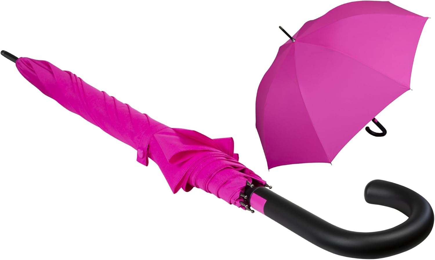Parapluie automatique iX-brella - Avec sangle pour le porter sur l'épaule Bleu navy-blau 100 cm