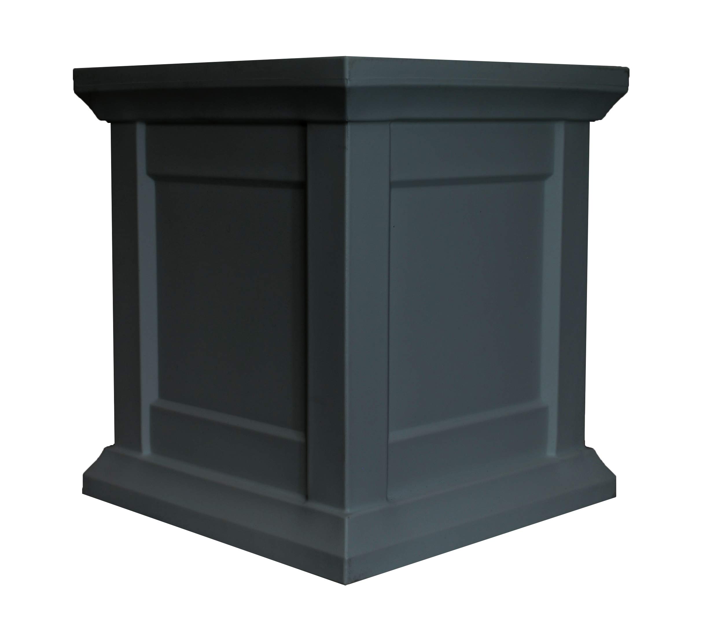 Tusco Products Garden Planter, Black, 16 inches