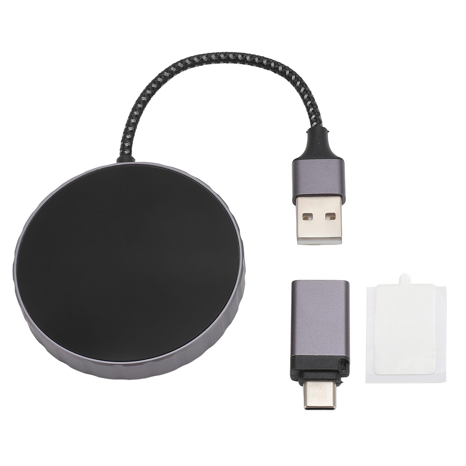 EMUKOEP Bluetooth-Adapter, Leistungsstarker Kabelloser Dongle, Wandelt Kabelgebundenes Auto in Kabellos um
