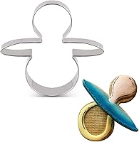 Vista 7 de LILIAO Cortador de galletas para baby shower, 3.3 pulgadas, cortador de sándwich de pan de galletas, acero inoxidable