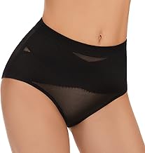 SIMIYA Damen Shapewear Unterhose Bauchweg Miederhose Niedrige Taille Unterwäsche Bauchkontrolle Miederpant weicher und bequemer Body Shaper für Frauen(Beige, S)