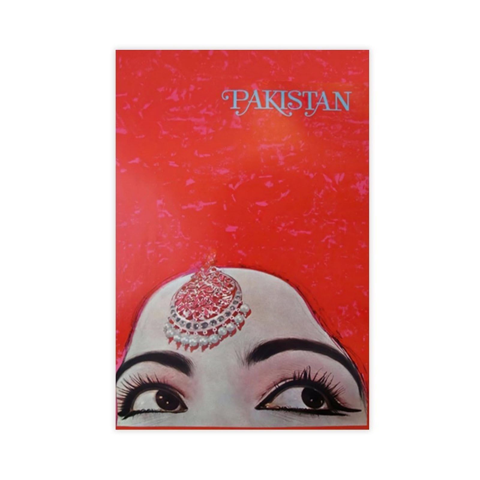 Nffbgfd Vintage Pakistan Art Travel Poster Canvas Poster Wall Art Print Picture Paintings 08X12inch(20X30cm)