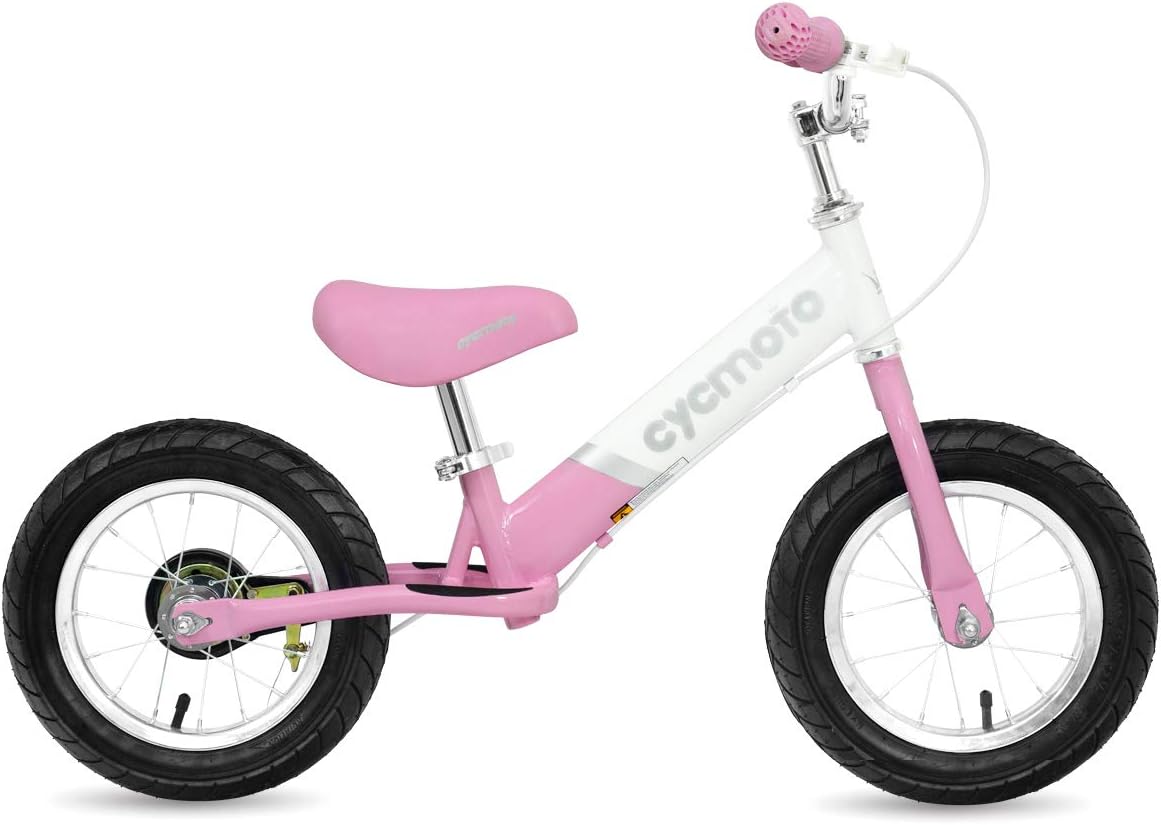 CYCMOTO 12 inch Kids Balance Bike for 2 3 4 Years Boys with handbrake & Air tire , Blue: Kitchen & Dining