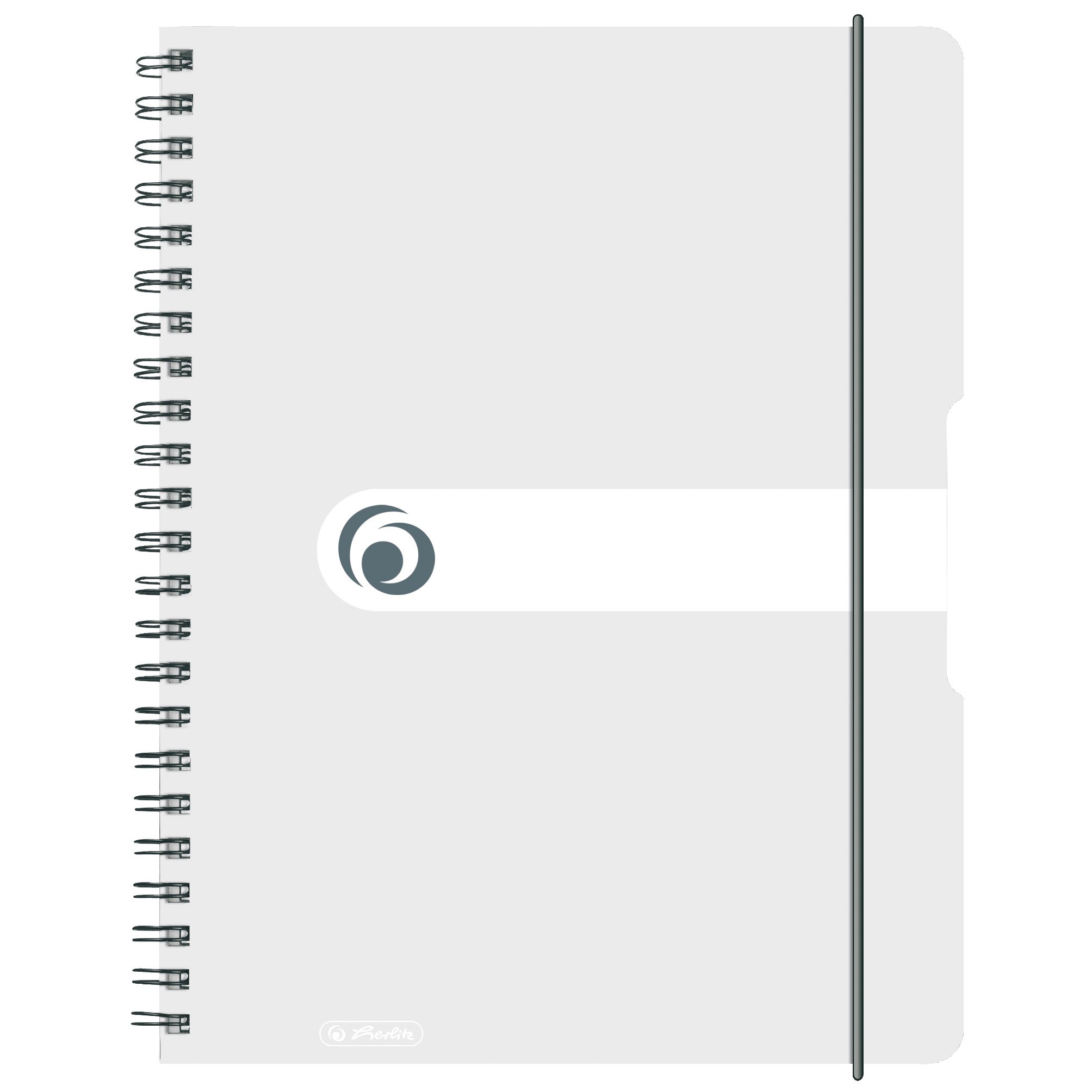 Herlitz A4 To Go Spiral Pad - Transparent (80 sheets)