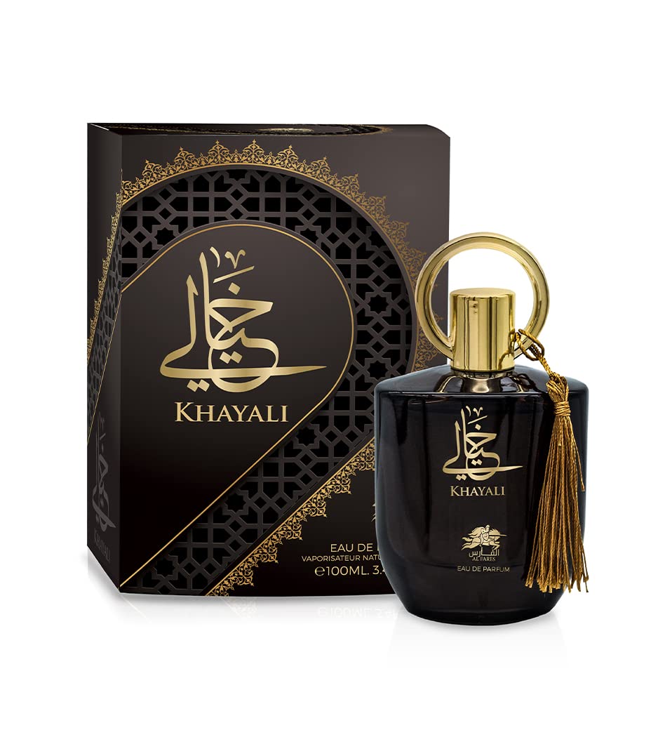 Al Fares Perfumes Khayali Eau de Parfum for Unisex - 100ml | Long-Lasting, Captivating Fragrance with Floral & Woody Notes | Ideal for Daily Wear & Special Occasions