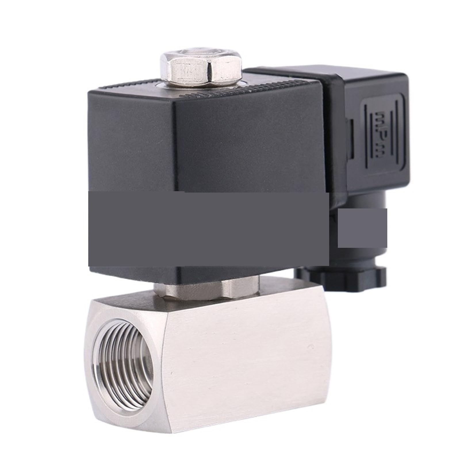 Électrovanne 12Mpa inox 2/2 NF 220V 1/4 pour haute pression