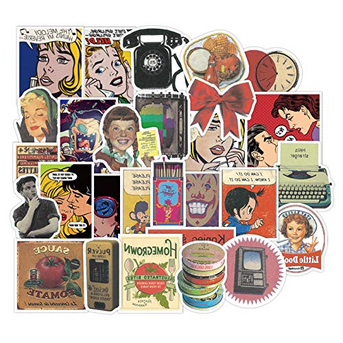 Graffiti Autocollants Pack | 50-pcs | Autocollant Lot - Cartoon Stickers, Graffiti Autocollant Stickers Vinyle, Graffiti Stickers Pack Pour Laptop, Planche À Roulettes, Voitures, Moto, Vélo, Valise Cover