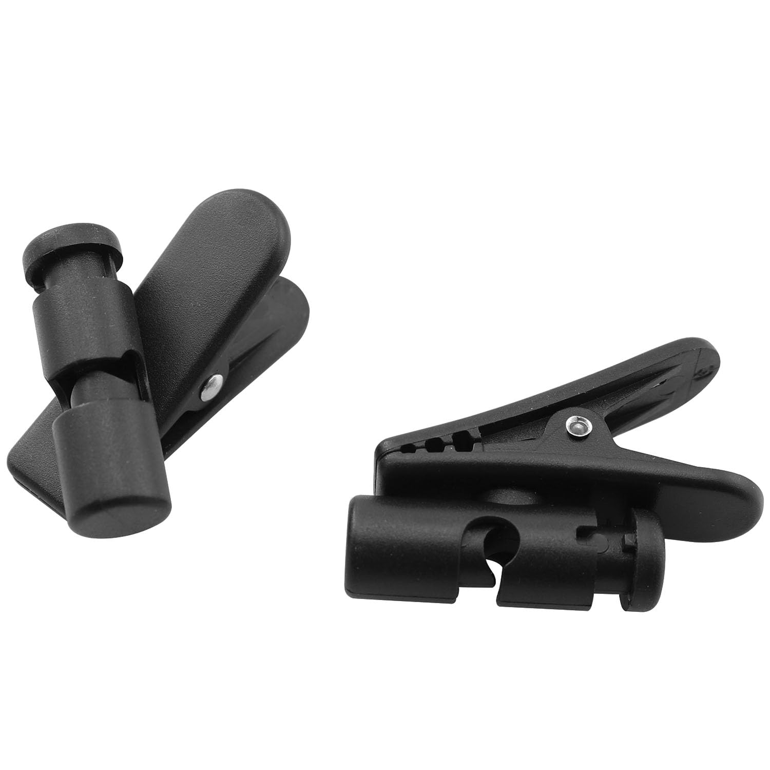 Headset Wire Clip TAODAN 8PCS 360 Rotatable Earphone Earbud Cable Clips for 3-5mm Wide Eearphone Cable, Earpiece Clamp, Headphone Hook, Black