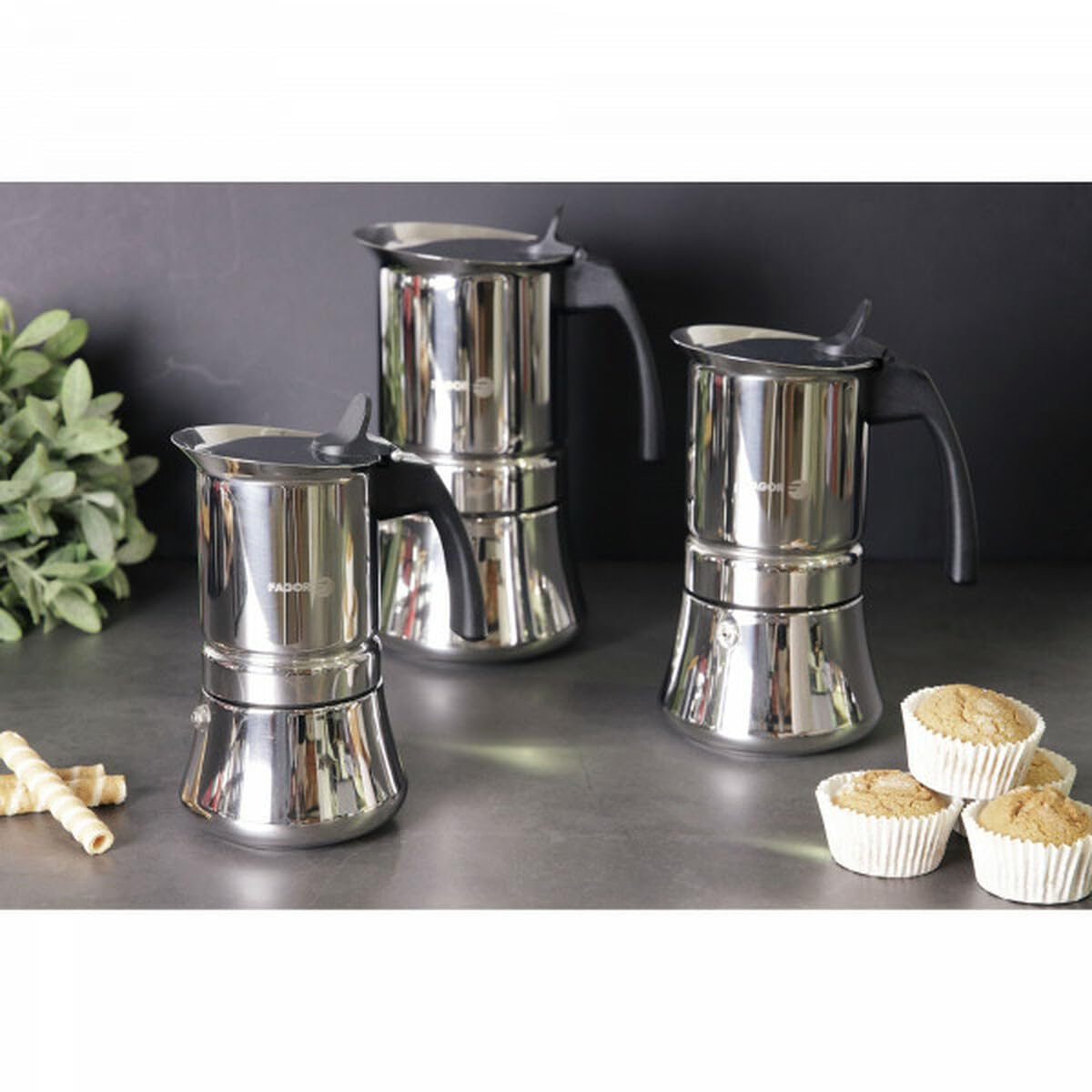 INOX CAFETERA ETNICA 6T Acero INOXIDABLE 18/10 FAGOR