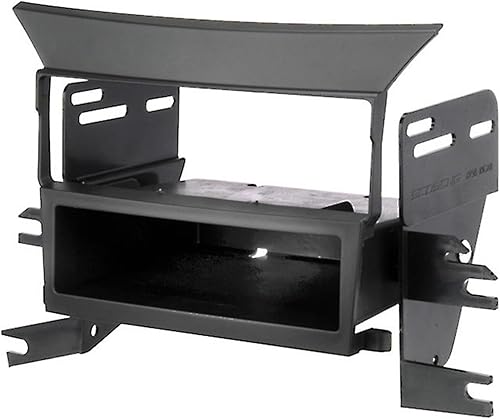 Scosche HA1711B - Kit de instalación de radio DIN individual con bolsillo de almacenamiento integrado compatible con Honda Pilot 2009-2011, kit de