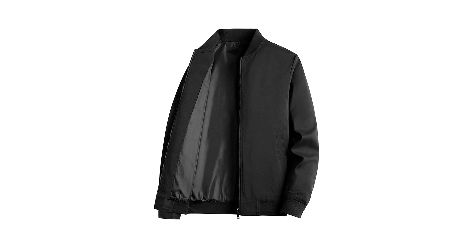 DGKaxiyaHM Men's Casual Retro Thick Bomber Jacket Solid
